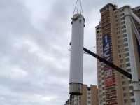 Изображение из альбома Производство дымовой трубы высотой 78 метров