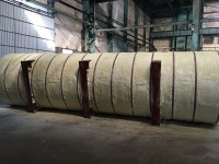 Изображение из альбома Производство резервуара горизонтального стального наземного РГСН-40 для битумной эмульсии