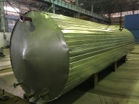 Изображение из альбома Производство резервуара горизонтального стального наземного РГСН-40 для битумной эмульсии