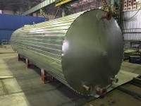 Изображение из альбома Производство резервуара горизонтального стального наземного РГСН-40 для битумной эмульсии